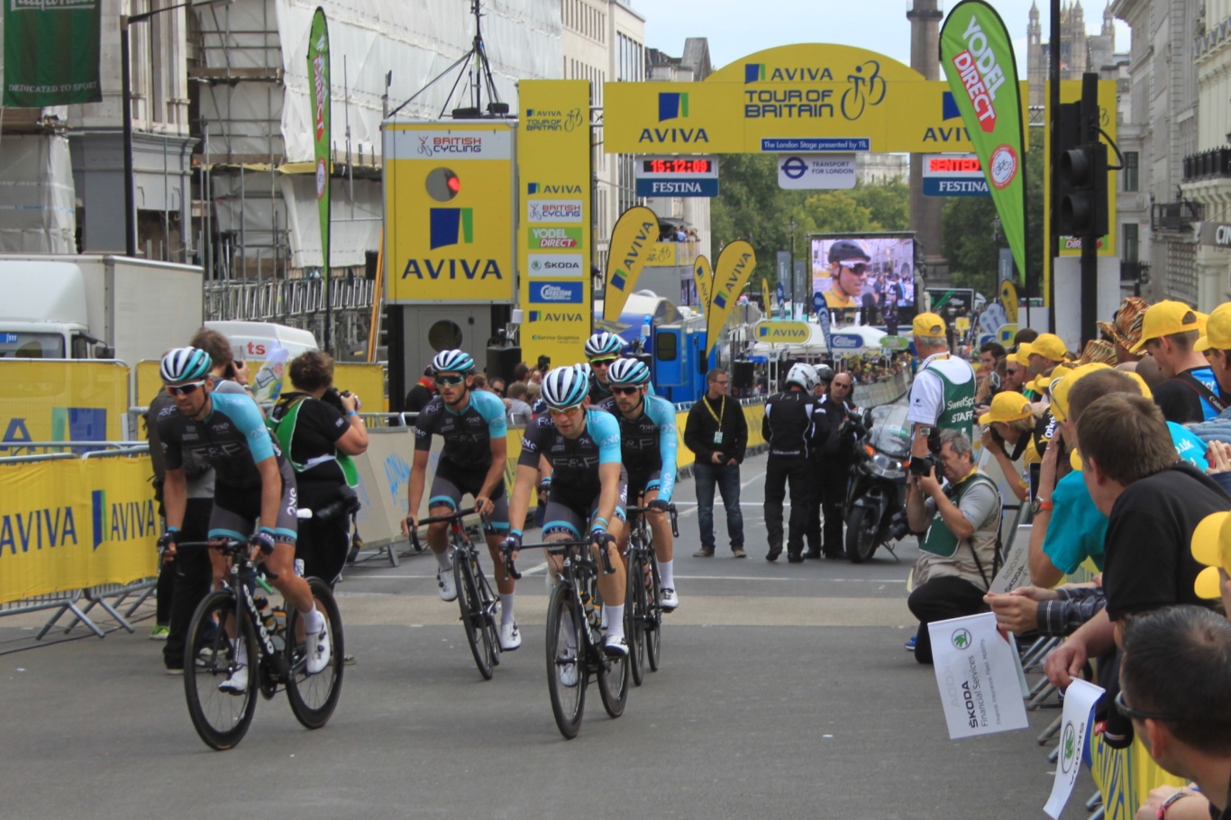 File:2015 Tour of Britain stage 8 - Team ONE Pro Cycling warm up.JPG -  Wikimedia Commons