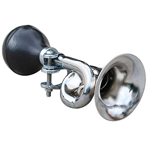 TRIXES Retro Bicycle Horn, Classic Bugle Hooter. Bicycle Accessories, Bike Horn, Vintage Bicycle Horn, Handle Bar Accessories, Classic Design, Premium Quality