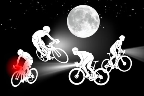 Cycling at night